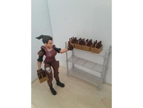 Bier-Limonade sixpack 1 18 scale Spielsets action-Figuren miniaturen unlimited adventures 3d print model - Mito3D
