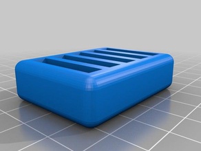 cr2450 containers customized 3d print model - Mito3D