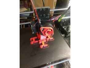 anet a8 tampa da ventoinha Impressora 3d de peças 3d print model - Mito3D