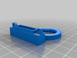 cr-10s round duct 3d printer parts cr-10 creality 3d print model - Mito3D