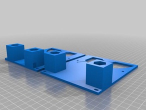 remix cr-10 caja de control del ventilador mod pies 120mm Impresora 3d accesorios cr10 creality 3d print model - Mito3D