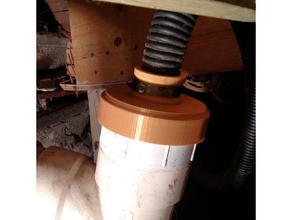 pompa di sentina tubo accoppiamento parti corrugato adattatore per portagomma impianto idraulico pvc montaggio in pompe 3d print model - Mito3D
