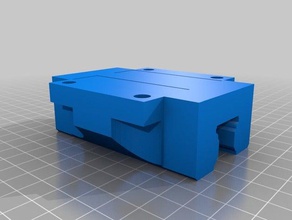 linear rail slide 25mm Werkzeugmaschinen 3d print model - Mito3D