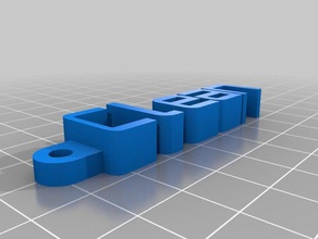 un altro pulito tag organizzazione su misura 3d print model - Mito3D