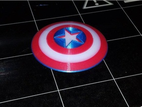 captain america shield refrigerator magnet toys & games agents avengers marvel comics steve rogers 3d print model - Mito3D