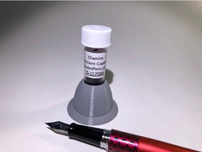 goulet 2ml ink sample holder - fountain pen organization pens 3d print model - Mito3D