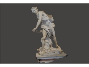 Berninis david Skulpturen bernini goliath Italienisch Italien roman Rom Skulptur 3d print model - Mito3D