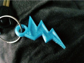 lightning accessories keychain pendant 3d print model - Mito3D