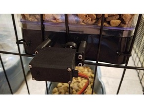 diy automatic dog feeder 3d print model - Mito3D