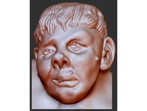 sospetto indietro - classico sculture busti le figure i giocattoli 3d print model - Mito3D