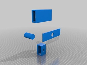 cerradura de empuje La impresión en 3d benchy cr 10 bloqueo 3d print model - Mito3D