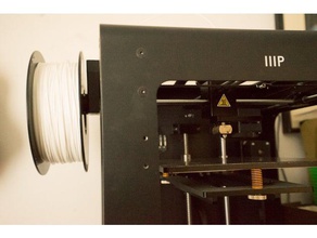 monoprice maker ultimate wanhao duplicator 6 spool-Halter seitlich verstellbar 3d Drucker Zubehör einstellbar Halter montiert Seite spool ultimative der Breite 3d print model - Mito3D