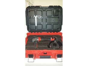 milwaukee pack aus Schleifer Kraftstoff-ultimate-setup Werkzeug-Halterungen & - Boxen 3d print model - Mito3D
