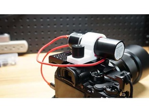 poweradd battery bank hot shoe adapter sony a6300 a6500 a7iii a7riii camera power usb charging 3d print model - Mito3D