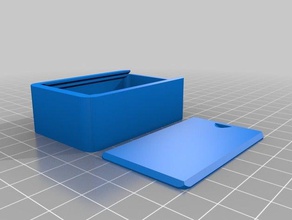 padrão personalizado em volta da caixa recipientes 3d print model - Mito3D
