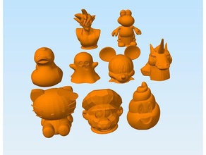 hitchcap collection 2 hobby 3d print model - Mito3D