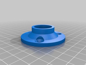 coat rack flange replacement parts customized 3d print model - Mito3D