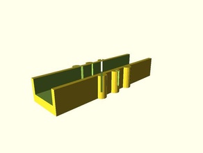 caixa de esquadria 4 ferramentas manuais 3d print model - Mito3D