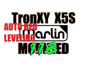 tronxy x5s auto bed level marlin 118 firmware 3d printing autobed leveling bilinear marlinfw 3d print model - Mito3D