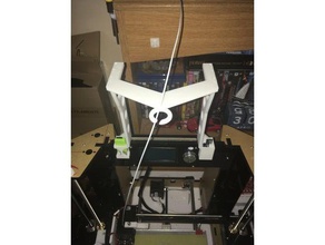 anet a6 3-in-one-filament-guide, usb - & sd-card-Halter 3d Drucker Zubehör 3d print model - Mito3D