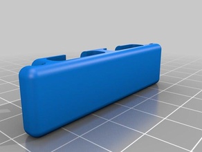 my customized external hdd cable holder computer 3d print model - Mito3D