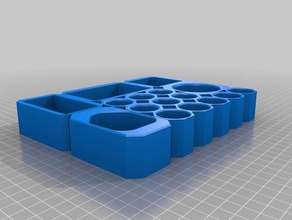 organizer wismec rx gen3 300w tc atomizer more containers 3d print model - Mito3D