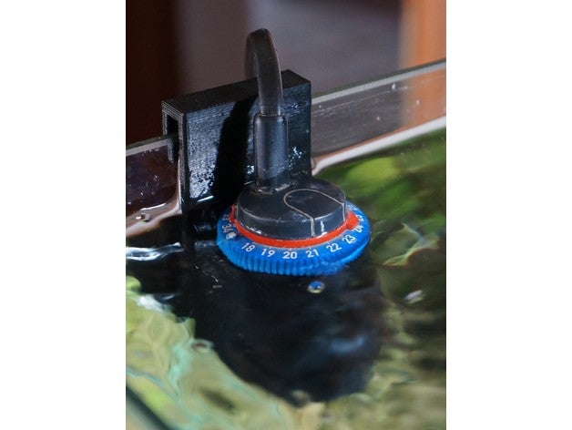 eheim aquarium heater holder without suction cup pets 3D print model - Mito3D
