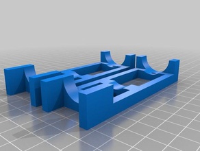 il mio personalizzato parametrico drill guide z-asse i tubi per lo più stampati cnc 25,4 mm parti su misura 3d print model - Mito3D