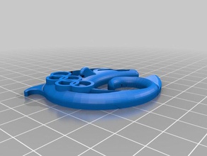 medalha de ouro natação eslovénia chamado dolphin arte da matemática brinquedo 3d print model - Mito3D