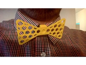 bow tie décor basej la cravate 3d print model - Mito3D