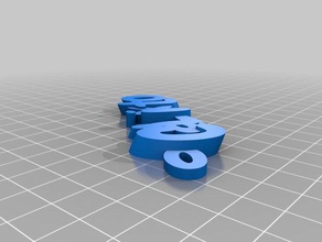 llavero calixto keychains customized 3d print model - Mito3D