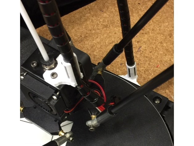 cable strain relief collar 3d printer parts 3D print model - Mito3D