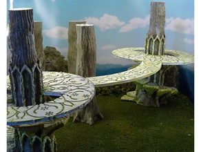 los elfos de la casa en el árbol juguetes y accesorios juego 28mm señor anillos lothlorien miniwar terreno wargame wargaming warhammer woodelves 3d print model - Mito3D