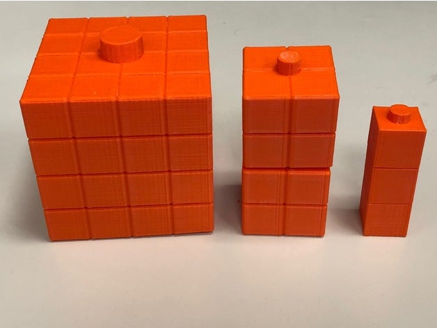 octal sistema de contagem matemática 3D print model - Mito3D