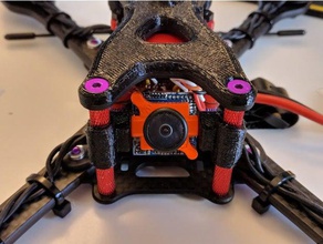 micro fpv montare fotocamera 35mm-distanziati distanziatori r c i veicoli la drone foxeer quadcopter runcam 3d print model - Mito3D