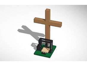 çapraz heykeller 3d yazıcı Hıristiyan Hıristiyanlık christian cross dekorasyon 3d print model - Mito3D