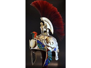 ancient roman helmet 3dprinting egypt metal 3d print model - Mito3D