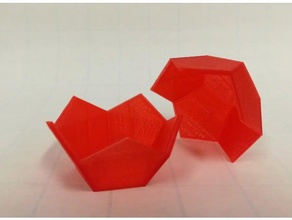 half dodecahedron make your own math art 3d print model - Mito3D