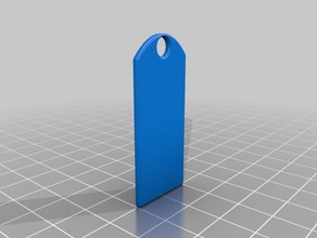tag & basic Schlüsselanhänger Befestigung Anhang Schlüssel keychain 3d print model - Mito3D