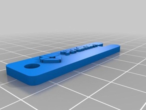 strukton trousseau de clés porte-clés 3d print model - Mito3D