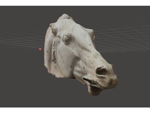 elgin marbles horse selene sculptures british museum greek art mythology sculpture marble roman 3d print model - Mito3D