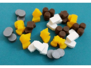 clãs caledônia recurso triplo brinquedo & acessórios para jogos 3d print model - Mito3D