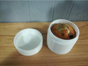 muffin titulaire cuisine et salle à manger de la base cupcake le vis haut 3d print model - Mito3D