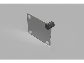 led edge lit plexiglass post montaggio arredamento edge-lit di in segno 3d print model - Mito3D