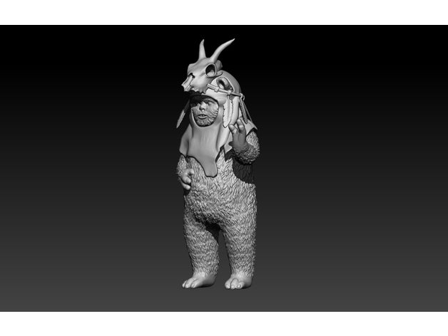 ewok 2 criaturas oso de endor en miniatura star-wars star wars 3D print model - Mito3D