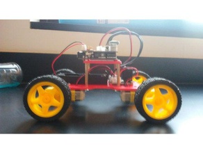 elegoo arduino auto telaio r c i veicoli uno corpo macchina chasis rc smart 3d print model - Mito3D