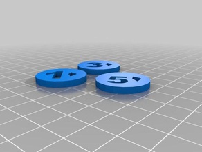 marvel lendário caco de tokens brinquedos & games boardgames 3d print model - Mito3D