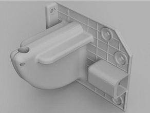 mpsm side panel - Bett rewire-gantry-vent-support-8mm 3d-Drucker Teile monoprice wählen Sie mini x-gantry 3d print model - Mito3D
