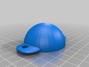 marcador de bola golfe modelo A impressão 3d tampa 3d print model - Mito3D