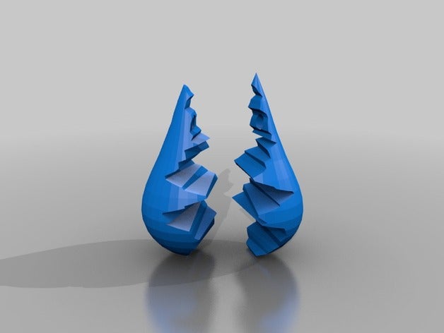 broken teardrop accessories 3D print model - Mito3D